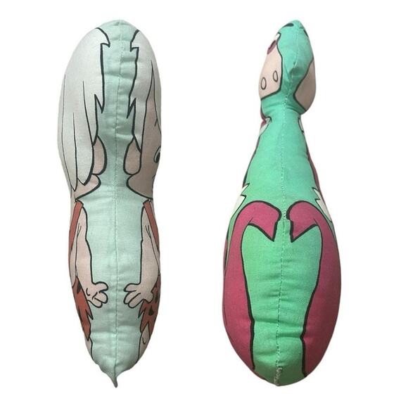 Bam Bam & Dino Vintage 90’s Stuffed Flintstones Collectibles - Picture 5 of 7